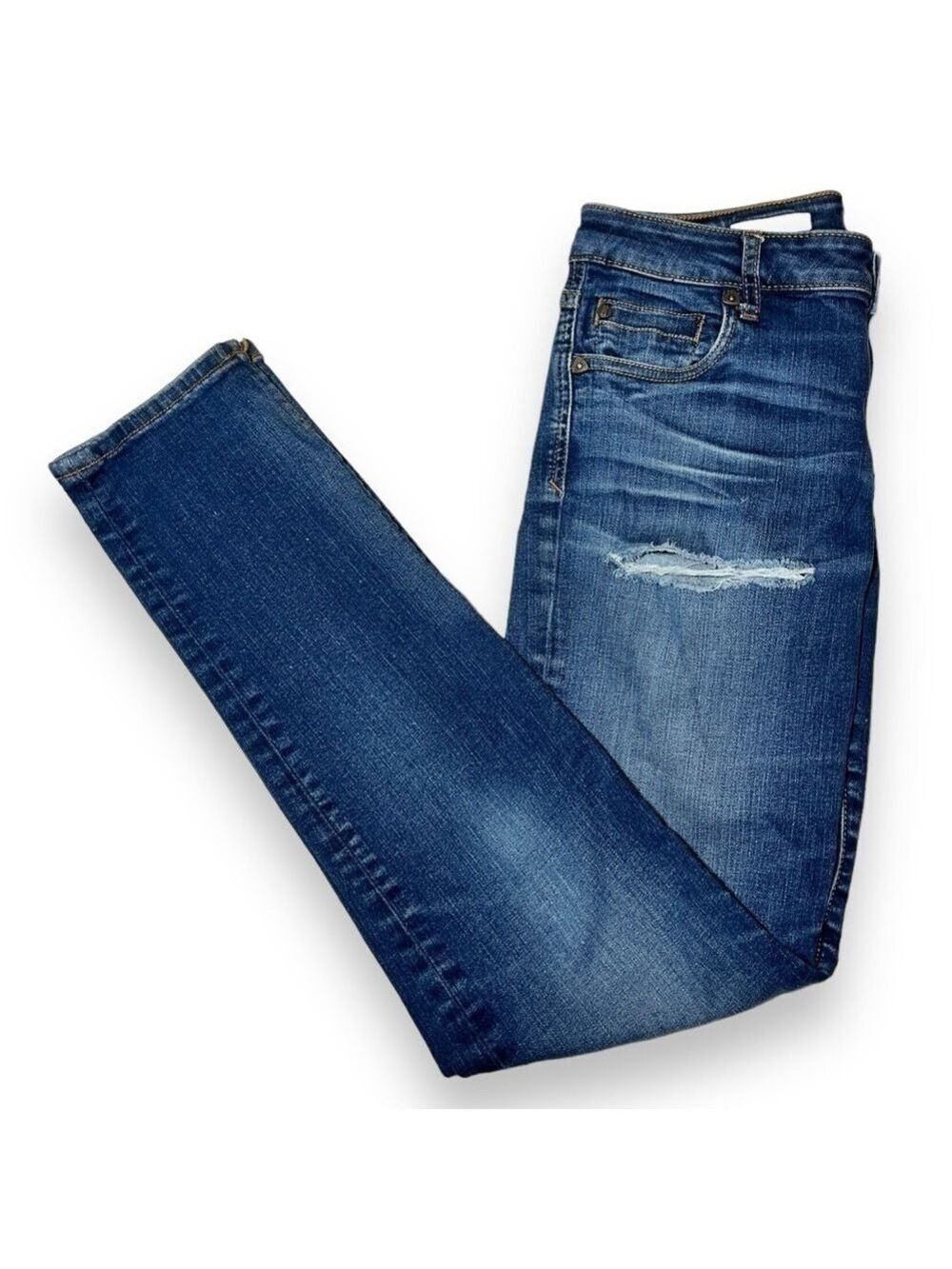 Kut from the Kloth Women’s Distressed Diana Skinny Jean Medium Wash Size 8